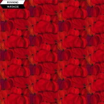 Packed Pumpkins  from Northcott's Bittersweet Halloween Collection from Frond Designs - 100% Quilt Shop Quality Cotton