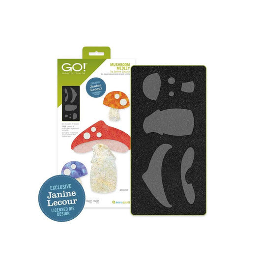 GO! Mushroom Medley Die by Janine Lecour