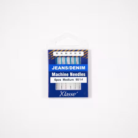 Klasse Jeans Needle Asst (x3 ea) 100/16, 110/18 - 6 Needles per pack