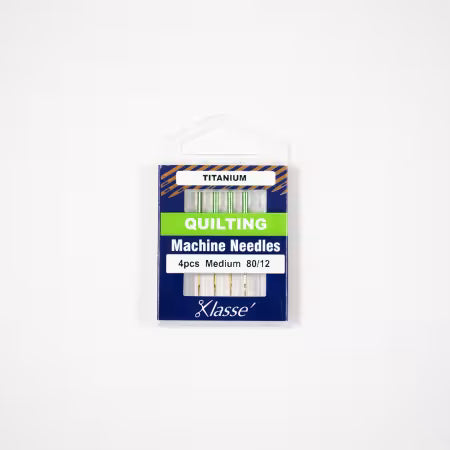 Klasse TITANIUM QUILTING 80/12 Needles - 4 Needles per pack