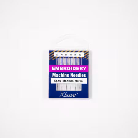 Klasse Embroidery 90/14 Needles - 6 Pack