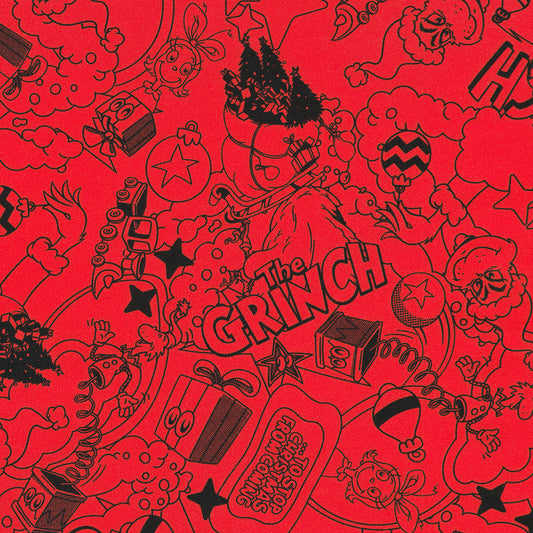 The Grinch Characters in Red from the How the Grinch Stole Christmas Collection by Dr. Seuss Enterprises - Robert Kaufman
