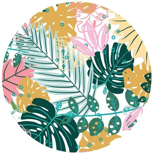 ALOHA 58" Wide Laminated Cotton Fabric from Splash Fabrics by the Half Yard