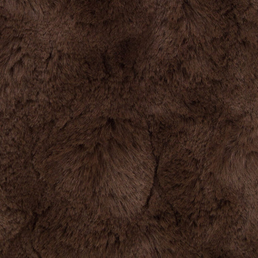 Minky -Lux Snuggle Bella CHOCOLATE From EZ Fabrics