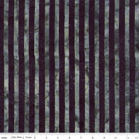 Batiks Elementals Get in Line Grape Coal from Riley Blake's Batik Expressions