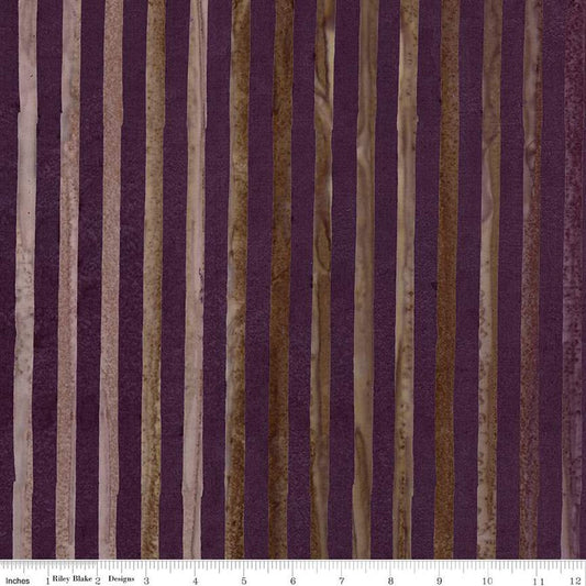 Batiks Elementals Get in Line Lavender from Riley Blake's Batik Expressions