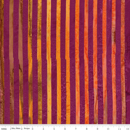 Batiks Elementals Get in Line Purple from Riley Blake's Batik Expressions