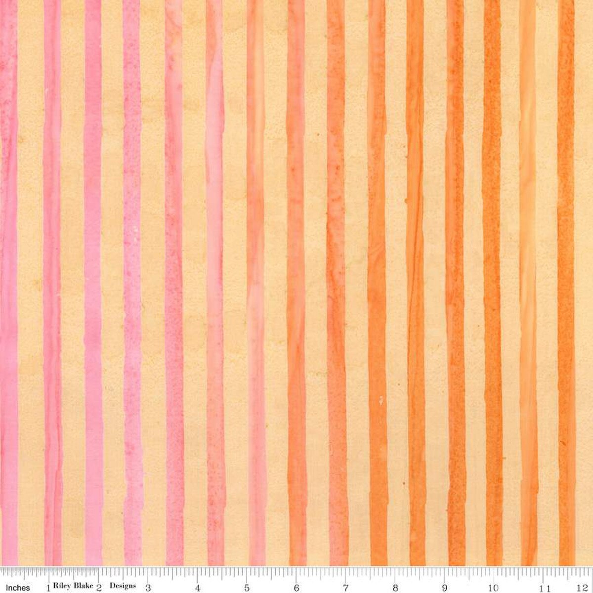 Batiks Elementals Get in Line Coral Fiesta from Riley Blake's Batik Expressions