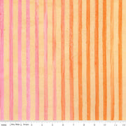 Batiks Elementals Get in Line Coral Fiesta from Riley Blake's Batik Expressions