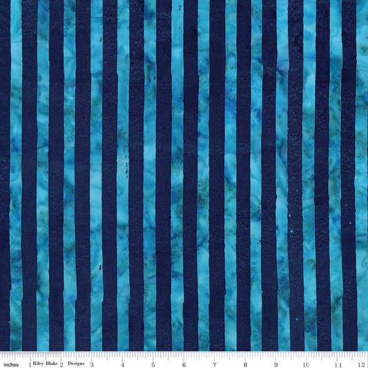 Batiks Elementals Get in Line Dark Skies from Riley Blake's Batik Expressions