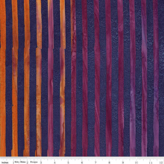 Batiks Elementals Get in Line Peridot Fern from Riley Blake's Batik Expressions