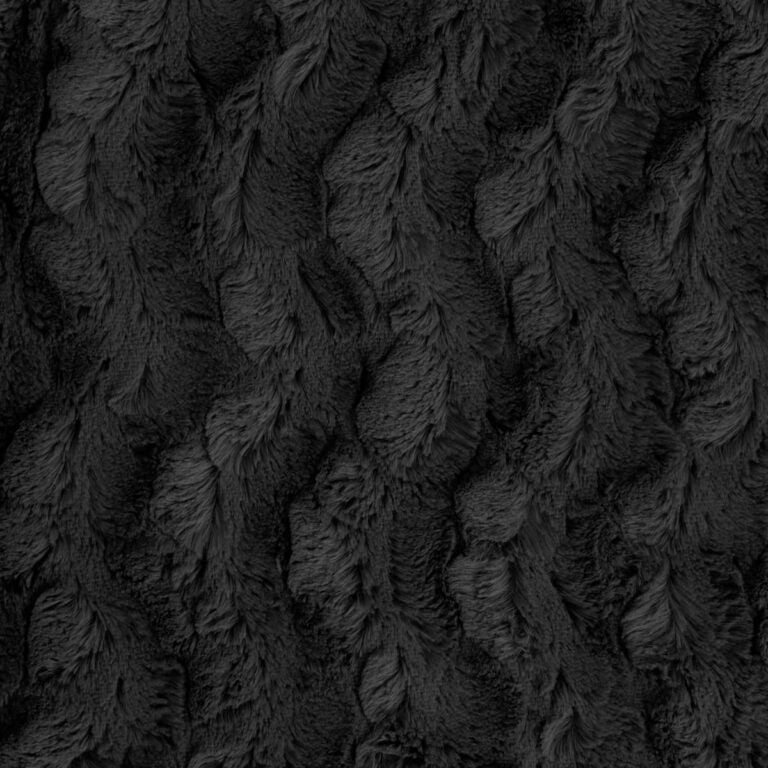 Minky -Lux Snuggle Bella BLACK From EZ Fabrics