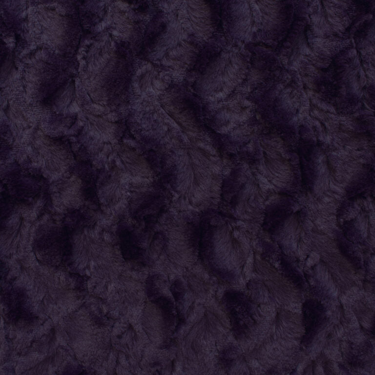 Minky -Lux Snuggle Bella BLACKBERRY From EZ Fabrics