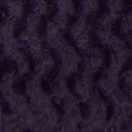Minky -Lux Snuggle Bella BLACKBERRY From EZ Fabrics