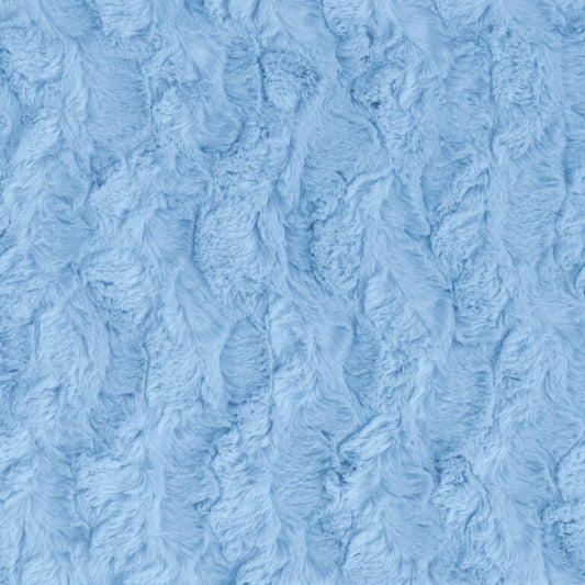 Minky -Lux Snuggle Bella BLUE BELL From EZ Fabrics