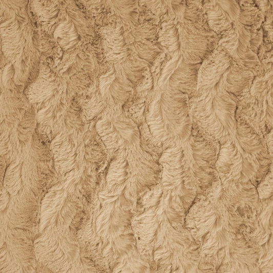 Minky -Lux Snuggle Bella CAMEL From EZ Fabrics