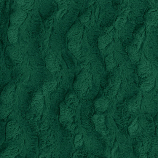 Minky -Lux Snuggle Bella EMERALD From EZ Fabrics