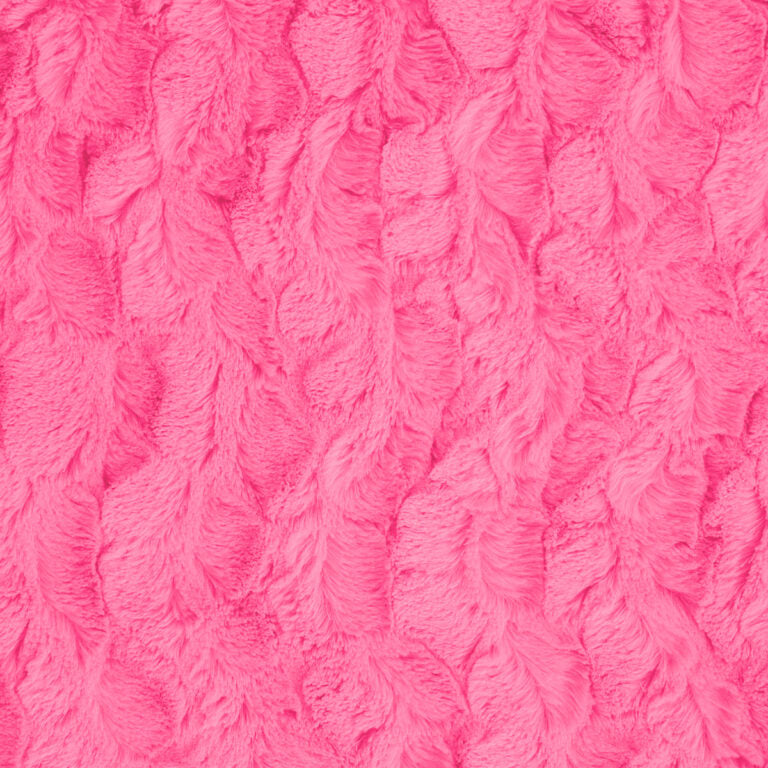 Minky -Lux Snuggle Bella HOT PINK From EZ Fabrics