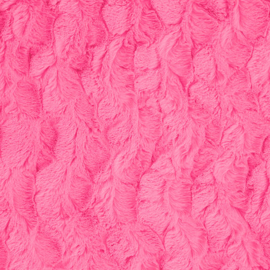 Minky -Lux Snuggle Bella HOT PINK From EZ Fabrics
