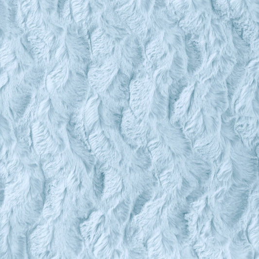 Minky -Lux Snuggle Bella LIGHT BLUE From EZ Fabric