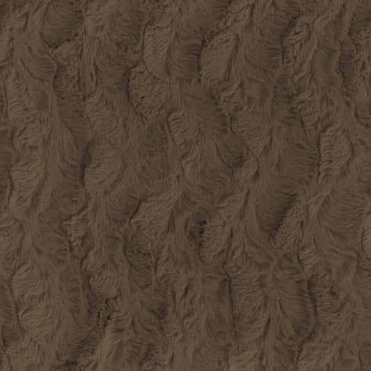 Minky -Lux Snuggle Bella MOCHA From EZ Fabric