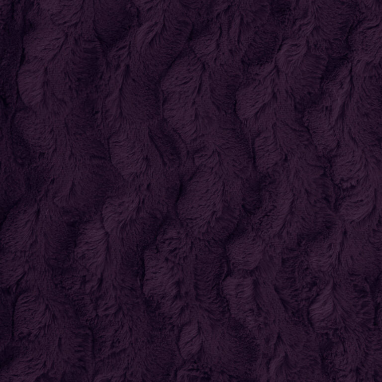 Minky -Lux Snuggle Bella PLUM From EZ Fabric
