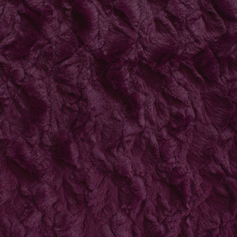 Minky -Lux Snuggle Bella RED VIOLET From EZ Fabric