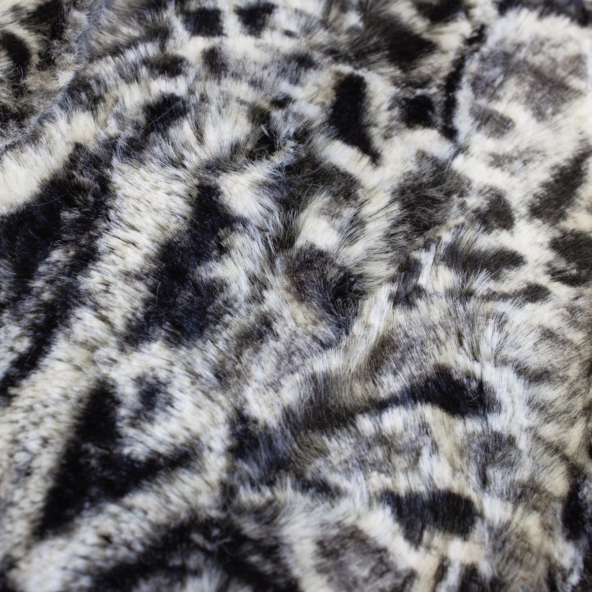 Minky -Lux Snuggle Spotted Leopard in Black From EZ Fabric