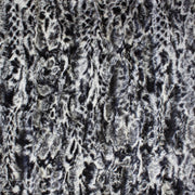 Minky -Lux Snuggle Spotted Leopard in Black From EZ Fabric