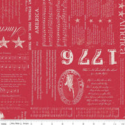 Liberty in Berry from the Americana Collection by Lori Holt for Riley Blake Designs