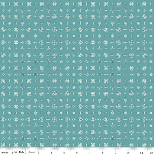 Lincoln in Raindrop from the Americana Collection by Lori Holt for Riley Blake Designs