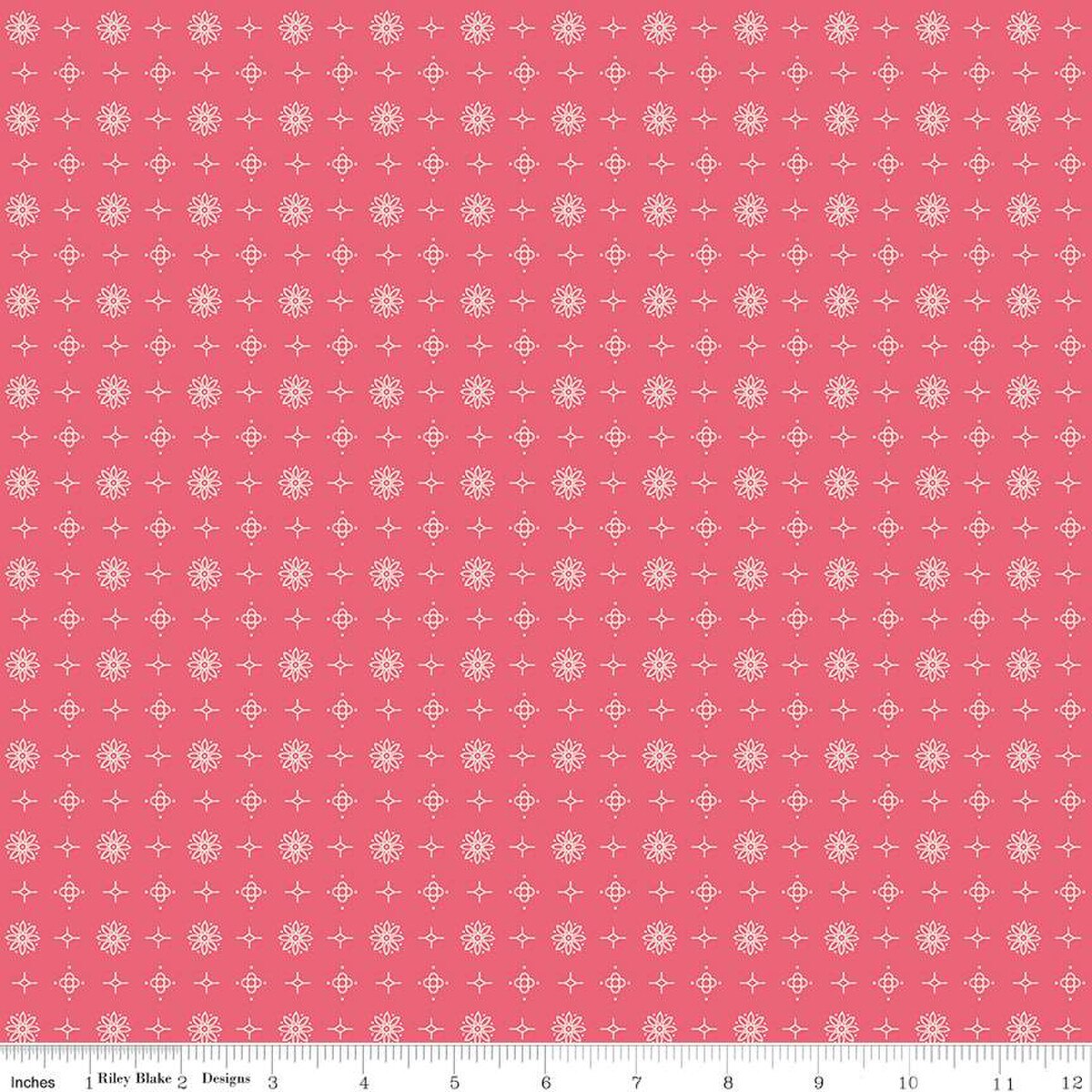 Lincoln in Tea Rose from the Americana Collection by Lori Holt for Riley Blake Designs