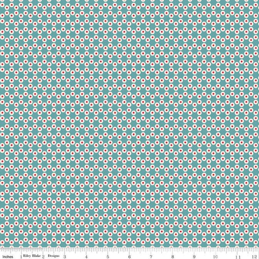 Patriot in Raindrop from the Americana Collection by Lori Holt for Riley Blake Designs