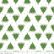 Classic Christmas-Trees in White