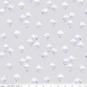 Dream Skies in Gray from the Twinkle Little Star Collection - Riley Blake Designs