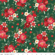 Charming Christmas-Main in Green from Riley Blake Designs