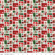 Charming Christmas-Pretty Presents in Cloud from Riley Blake Designs