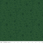 Charming Christmas-Floral Outline in Green from Riley Blake Designs