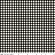 Charming Christmas-Gingham in Black from Riley Blake Designs