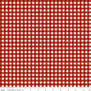 Charming Christmas-Gingham in Red from Riley Blake Designs