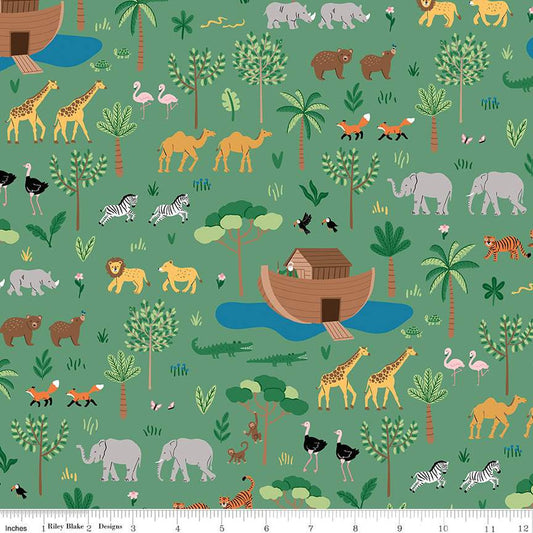 Two by Two Main in Green from the Two by Two Collection - Riley Blake Fabrics
