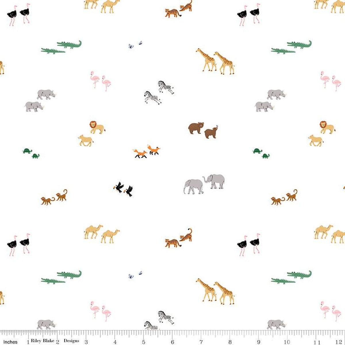 Perfect Pairs in White from the Two by Two Collection - Riley Blake Fabrics