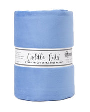 110" Extra Wide Minky - 3 Yard Cut of BLUEBELL Smooth - 108"x110"
