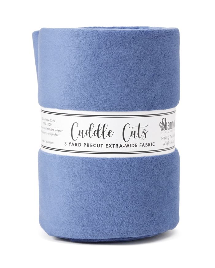 110" Extra Wide Minky - 3 Yard Cut of JEANS Smooth - 108"x110"