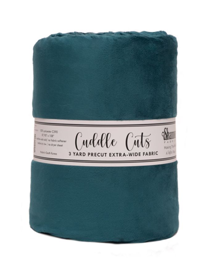 110" Extra Wide Minky - 3 Yard Cut of MALLARD Smooth - 108"x110