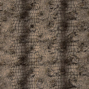 Minky- Luxe Cuddle Crocodile in Brown and Camel from EZ Fabrics