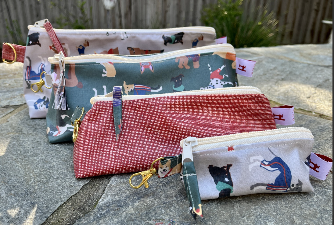 Stand up Pouch using Splash Fabric taught by Judy Donovan