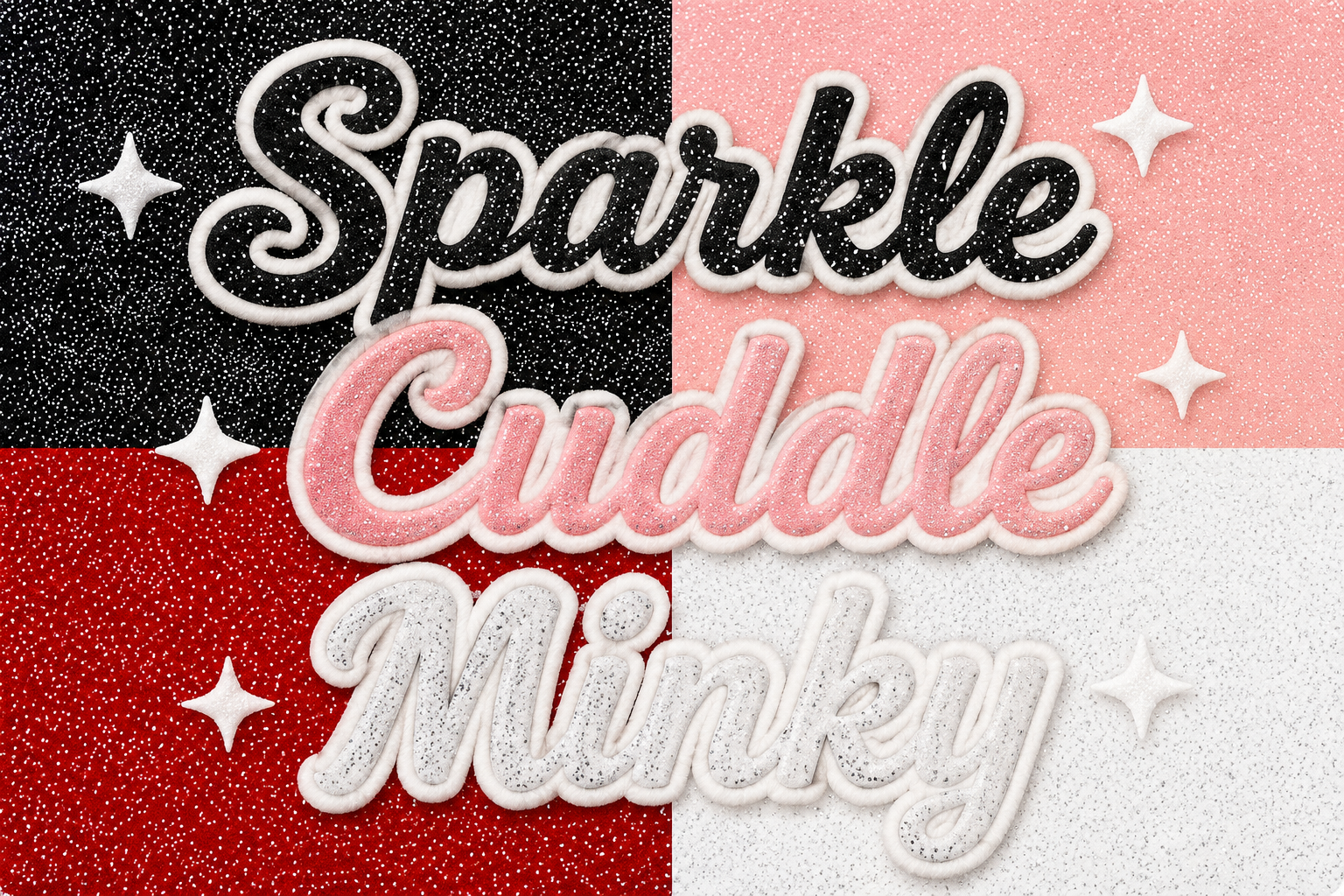 Sparkle Cuddle® Glitter 60" Wide Minky from Shannon Fabrics - 3mm Pile