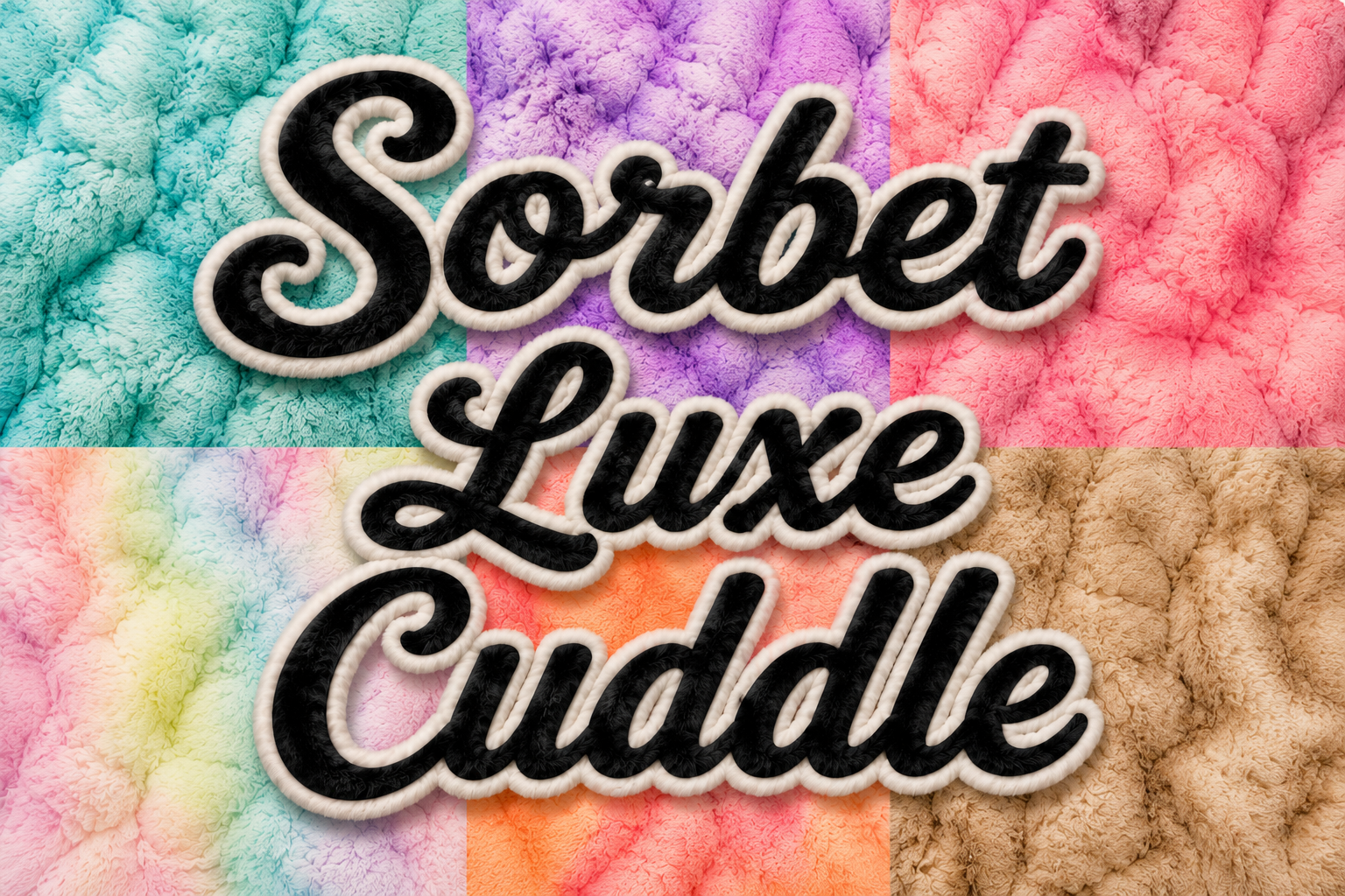 Minky - Luxe Cuddle Sorbet 60" Wide 10mm Minky - 12 Colors to Choose From