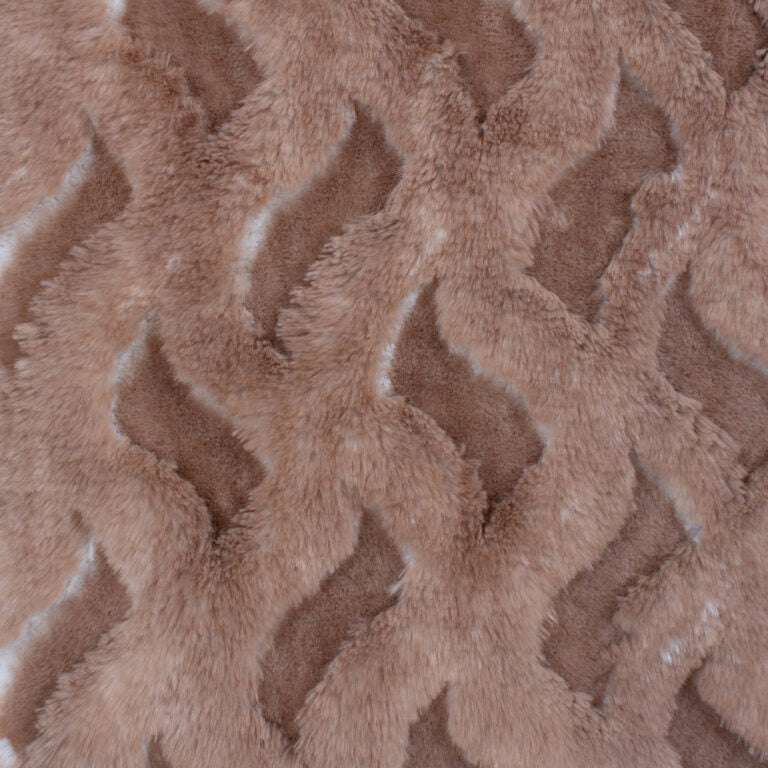 Minky -DISCONTINUED- Lux Snuggle Cora Whispy FAWN From EZ Fabric